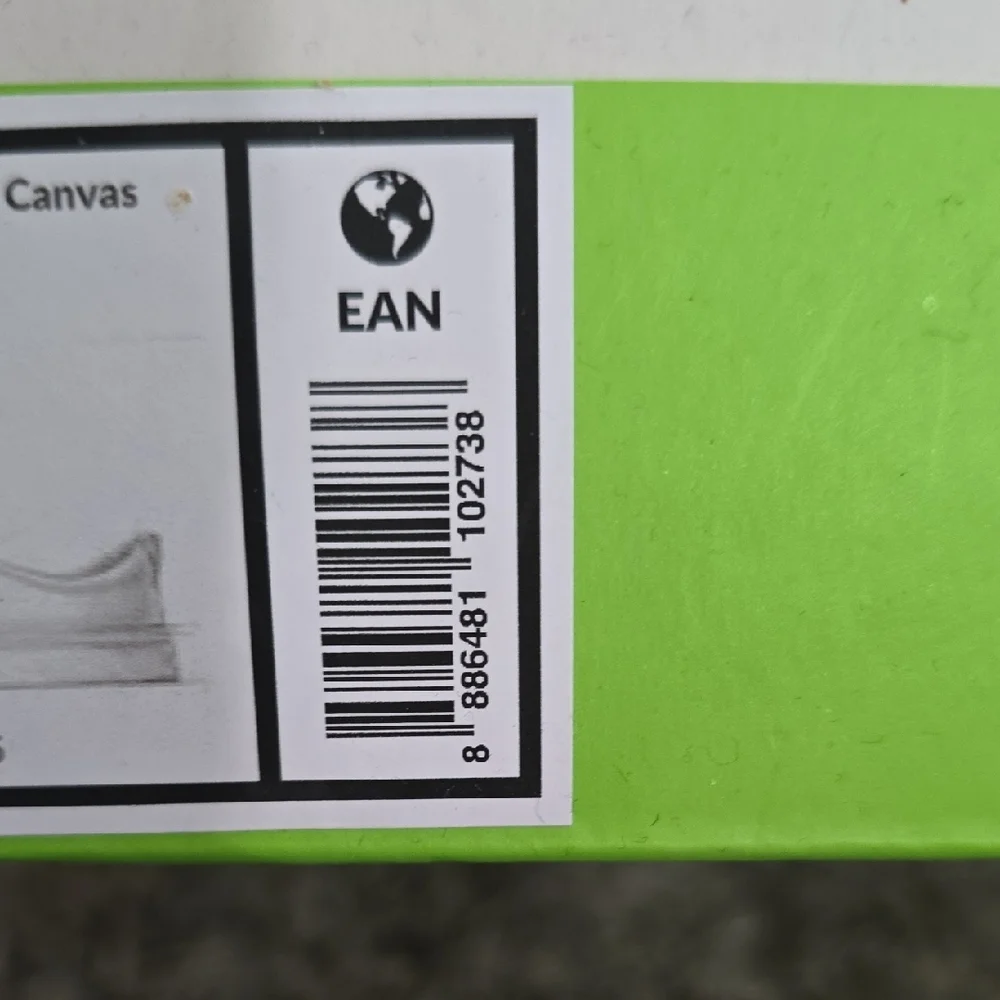 Cariuma Taupe Canvas Sneakers with Cream and Green Accents - Picture 4 of 4